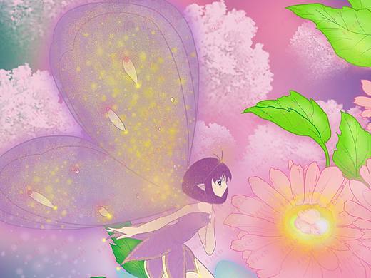 创意插画fairybaby