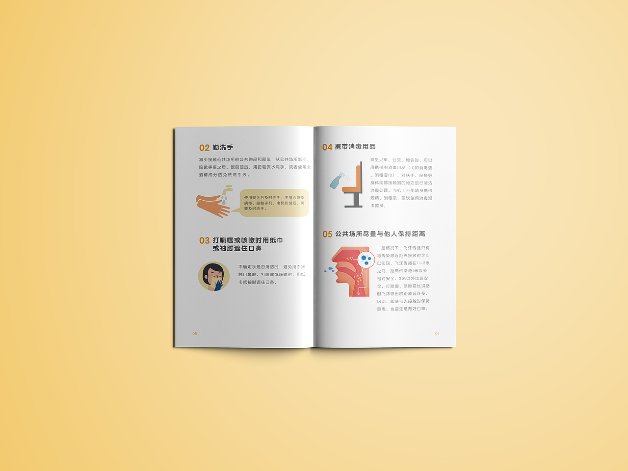 成都市高新区新型冠状肺炎防治手册（图ZMTk3NjMwOTA0） - 书籍/画册 - 站酷设计师番茄酱Jane原创素材 - 站酷ZCOOL