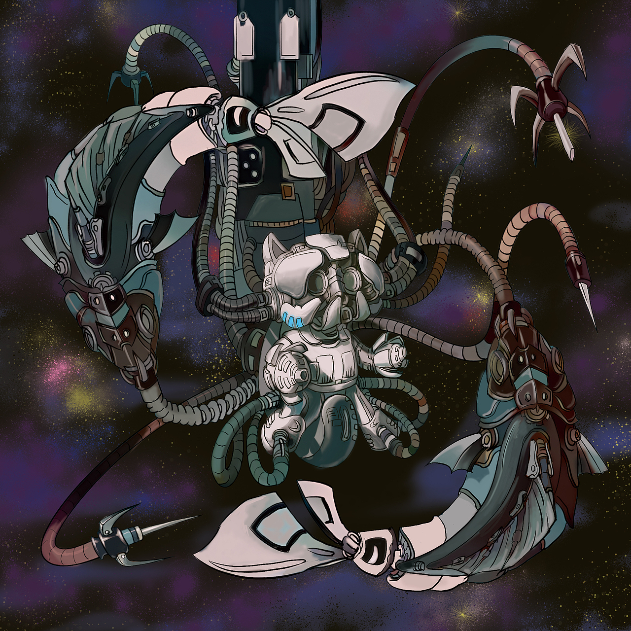 机械猫/机械鱼/机械（图ZMjA4MTM1ODk2） - 创作习作 - 站酷设计师你可以叫我阿峰原创素材 - 站酷ZCOOL