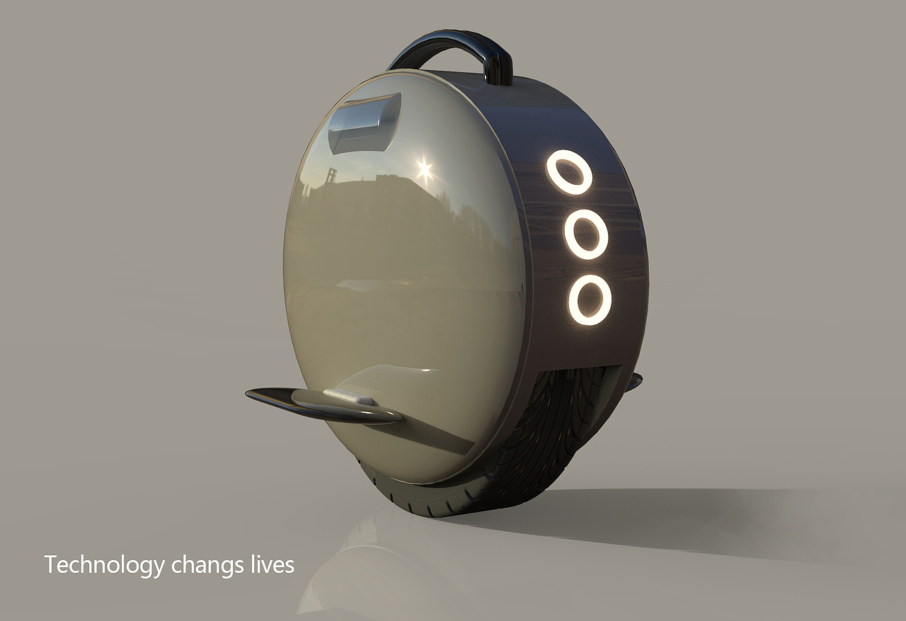 一款简约风格的平衡车（图ZMTI3NDg5NTY0） - 交通工具 - 站酷设计师李瑞昊原创素材 - 站酷ZCOOL