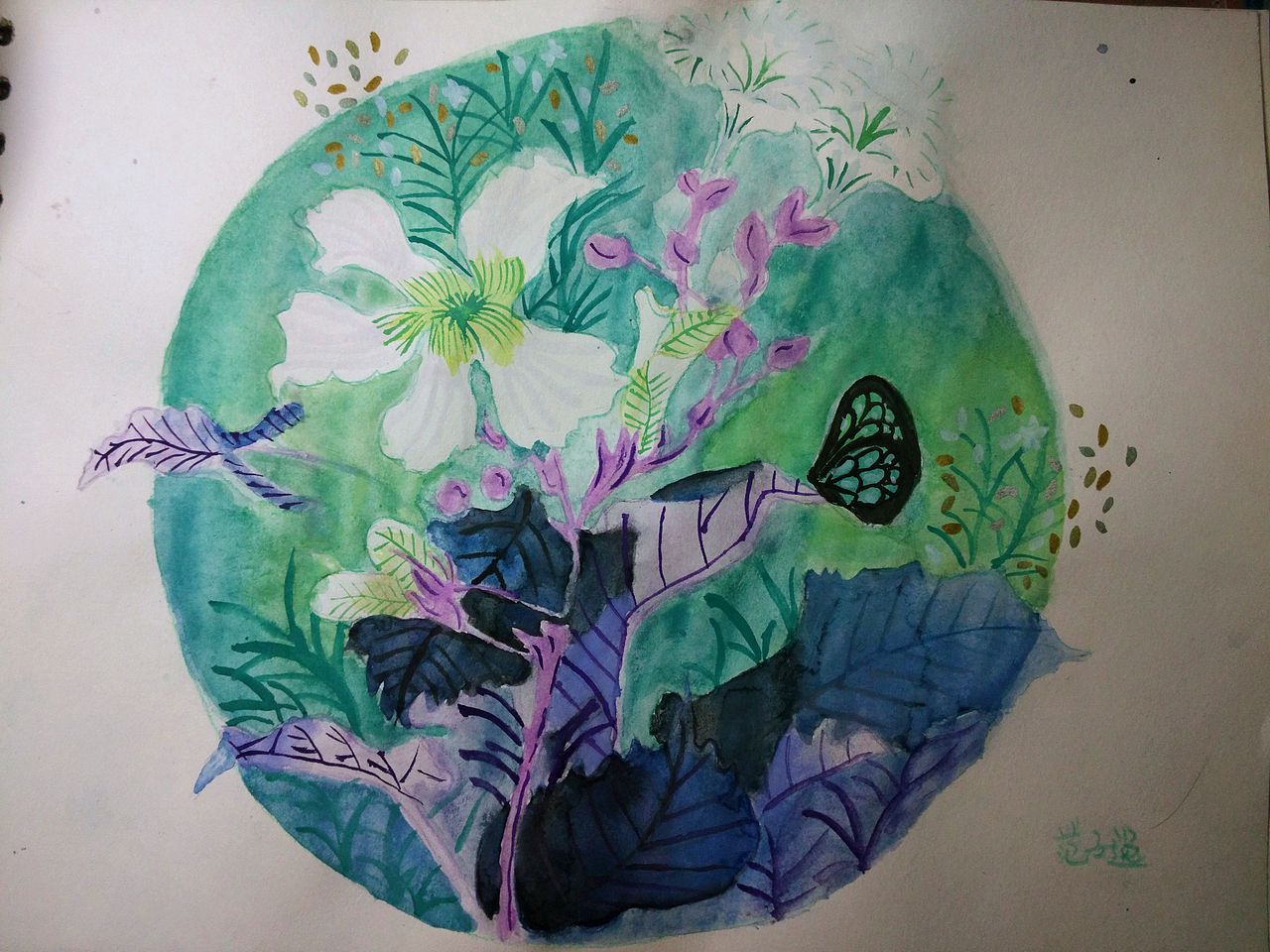 装饰图案-植物-临摹