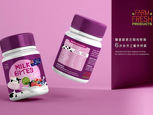 MilkBites | 零食糖果包装设计