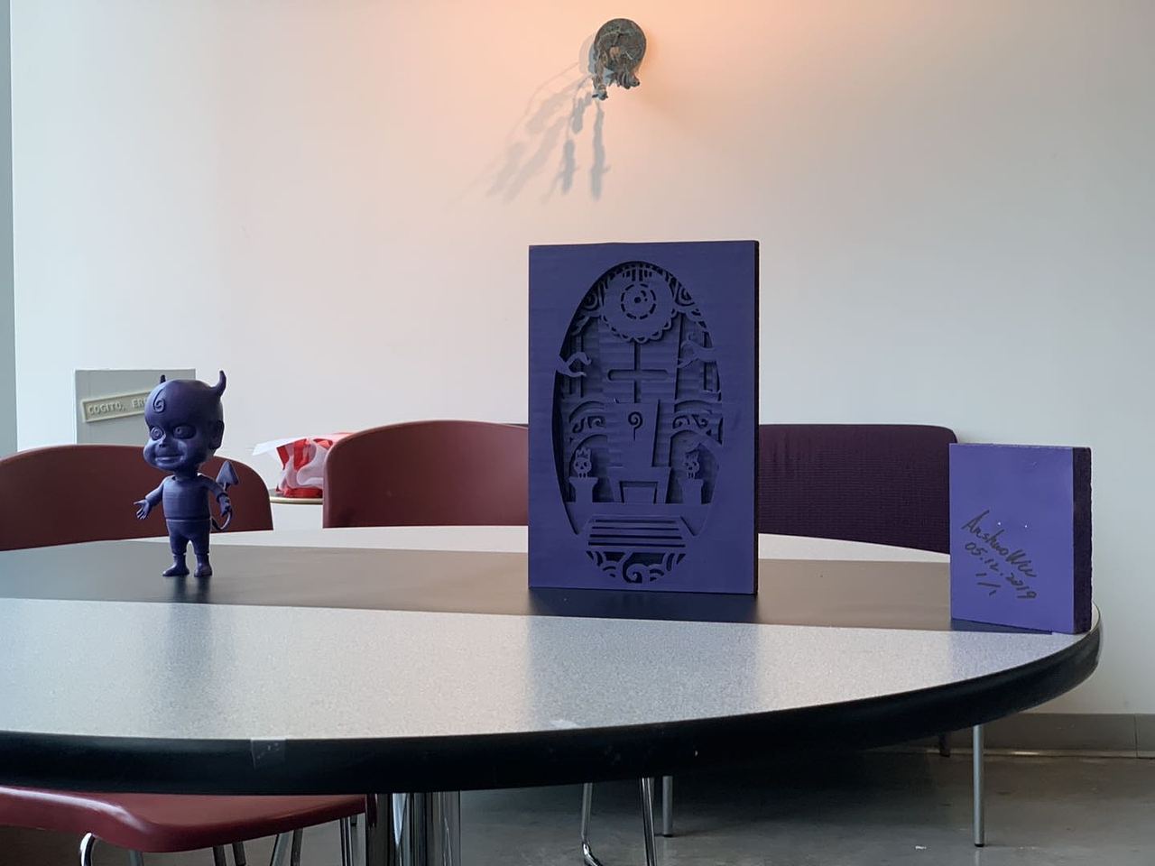 恶魔的决定3d打印镭射切割融合作品