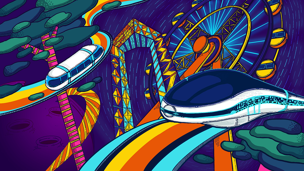 《奇妙之城》x 比亚迪（图ZMTQ3NjY4OTA0） - 创作习作 - 站酷设计师张潇雨原创素材 - 站酷ZCOOL