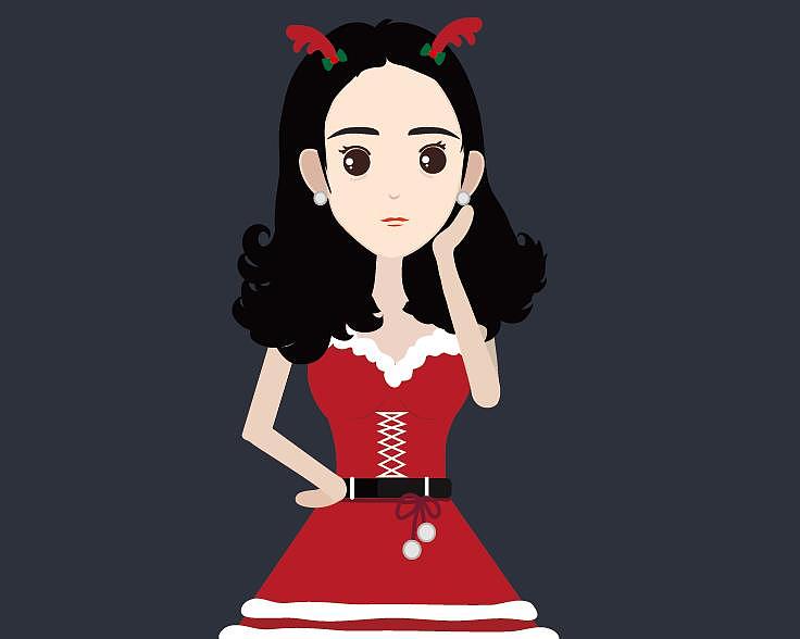 圣诞卡通插画（图ZMjMwMTEyNTI=） - 创作习作 - 站酷设计师干设计原创素材 - 站酷ZCOOL