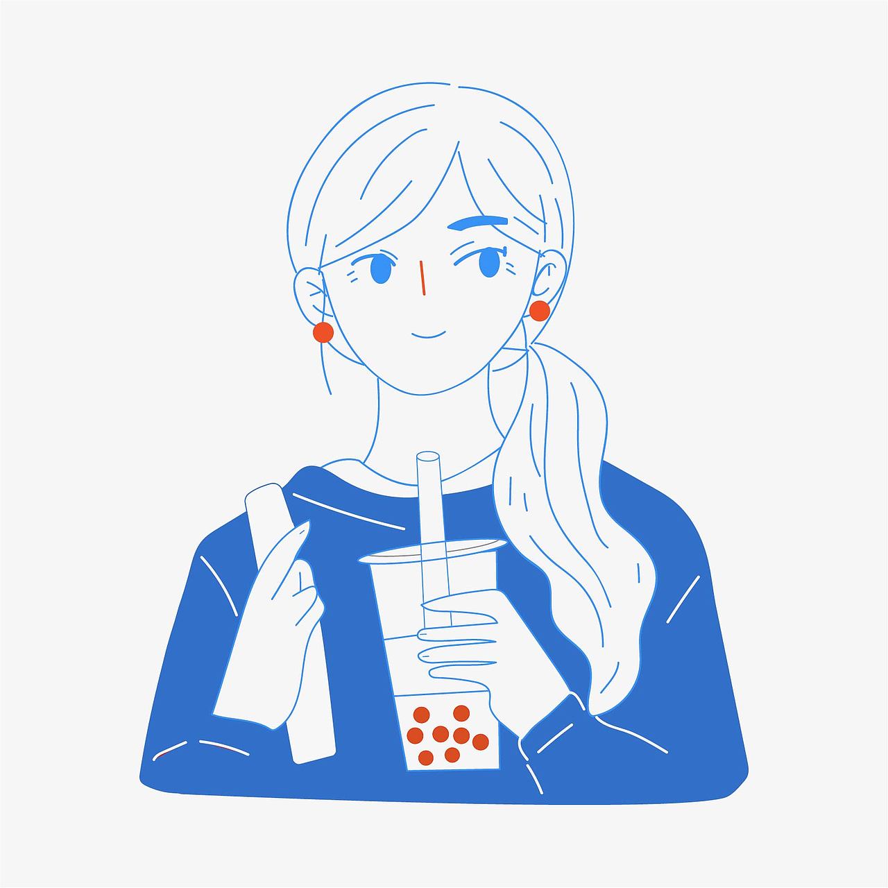 企鹅妈妈商业插画练习