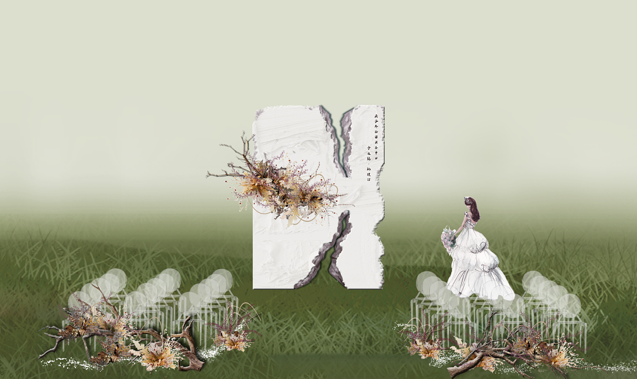 婚礼效果图（图ZMjYyNjM5NzE2） - 展陈设计 - 站酷设计师丹是彤原创素材 - 站酷ZCOOL