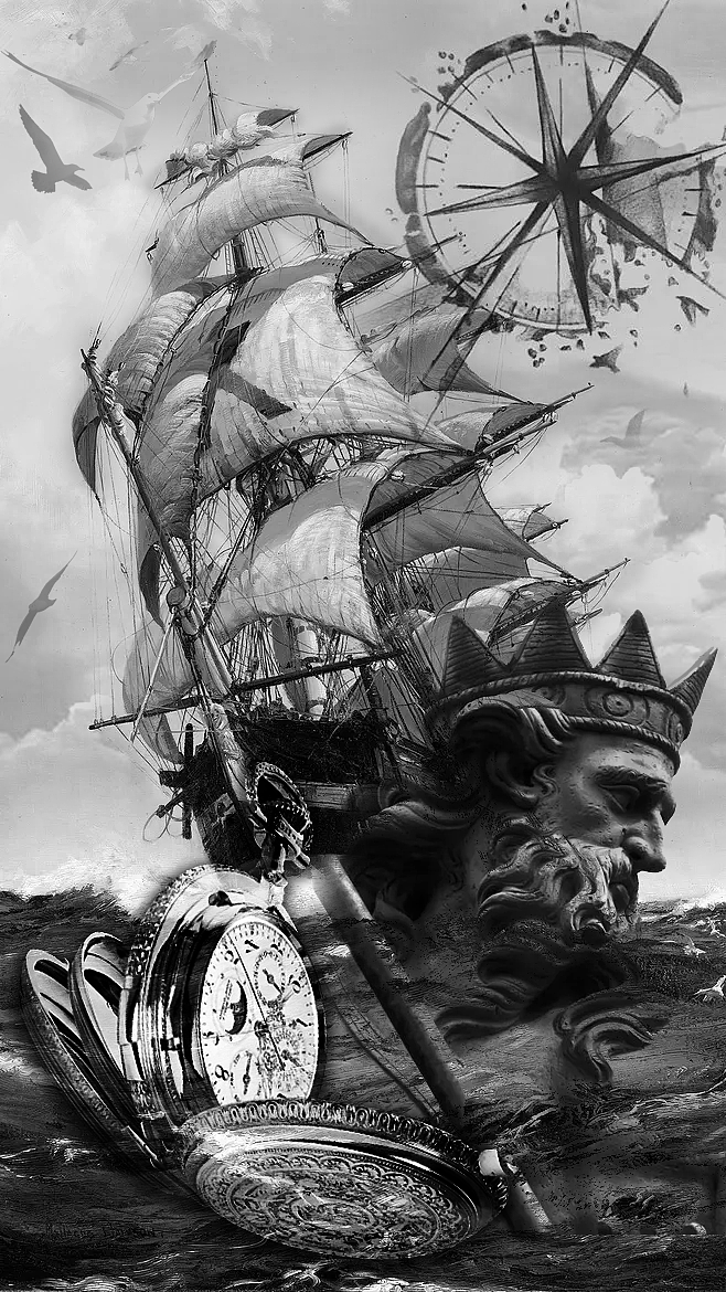 一些手绘和PS拼接