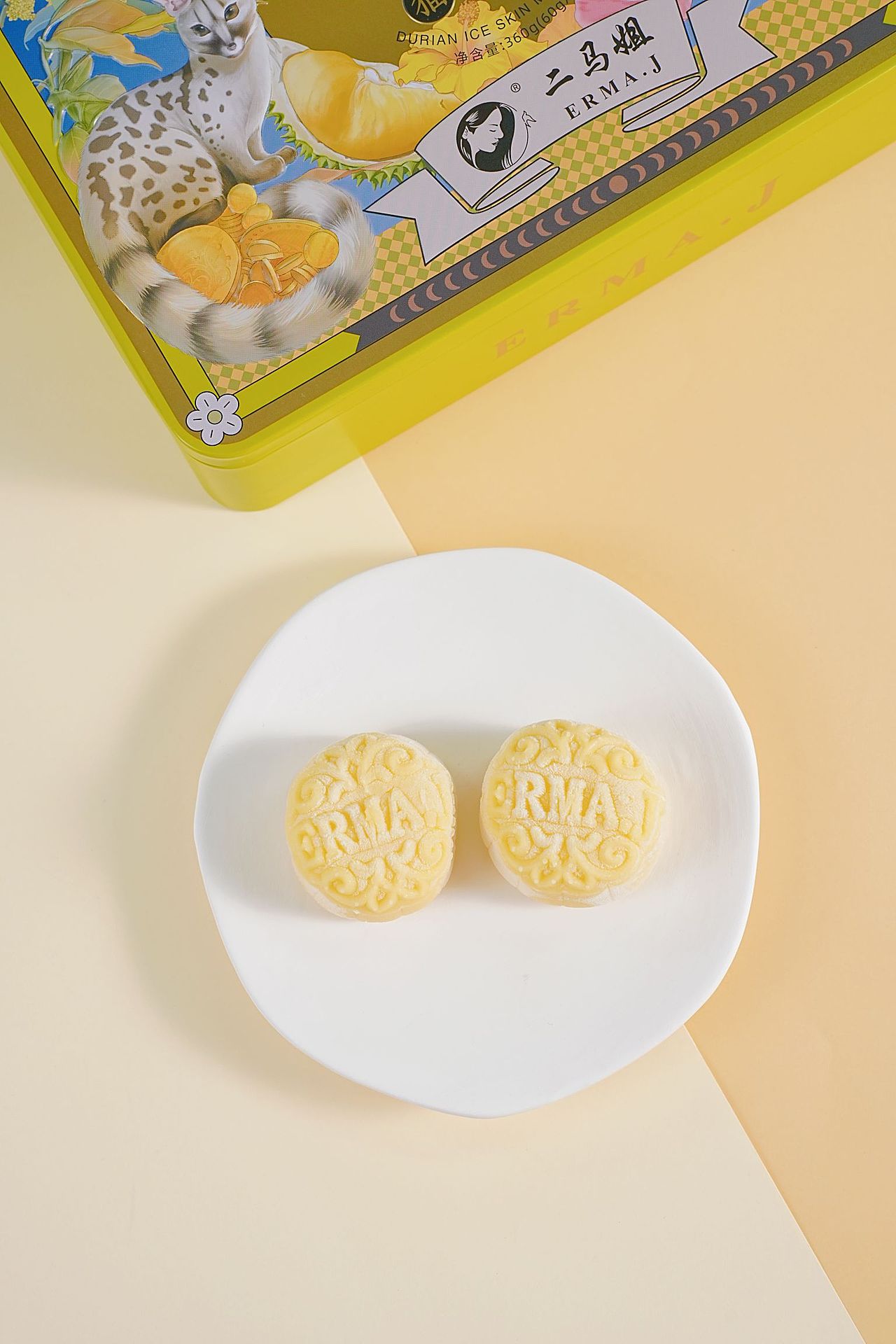 猫山王榴莲冰皮月饼（图ZMzU0NTA5MTI4） - 美食摄影 - 站酷设计师Z63965155原创素材 - 站酷ZCOOL