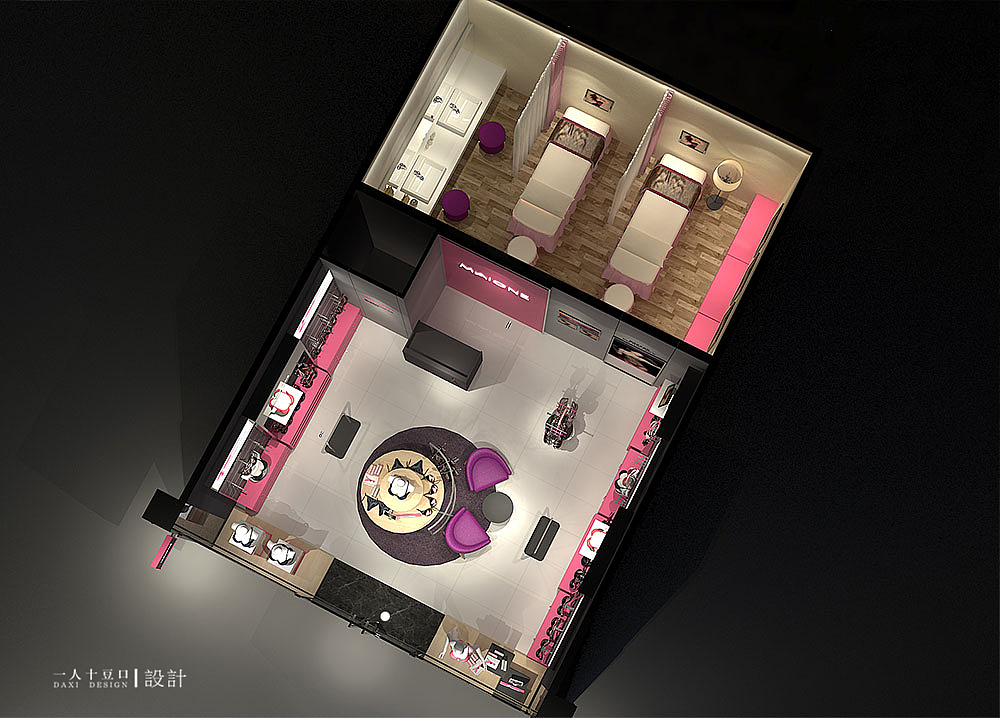 商业空间-内衣品牌微型体验店（图ZMTMxNDM2MTk2） - 家装设计 - 站酷设计师一人十豆口原创素材 - 站酷ZCOOL