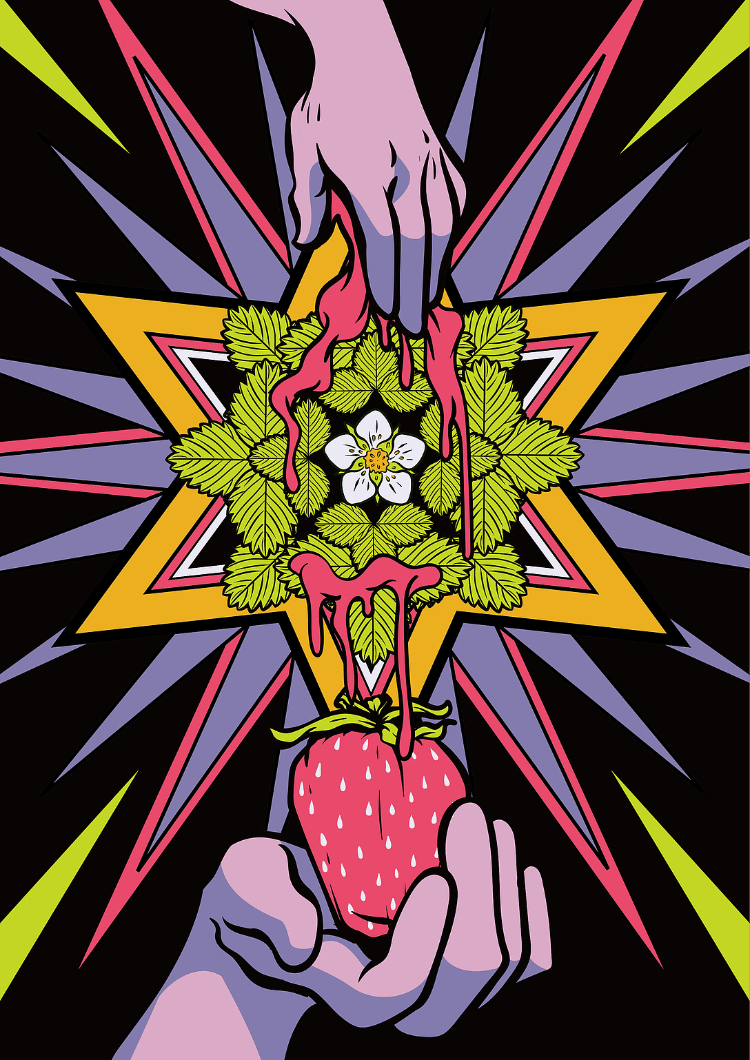 STRAWBERRYLOVE（图ZMjA2MTQ1MzI4） - 新锐潮流插画 - 站酷设计师Cole啊原创素材 - 站酷ZCOOL