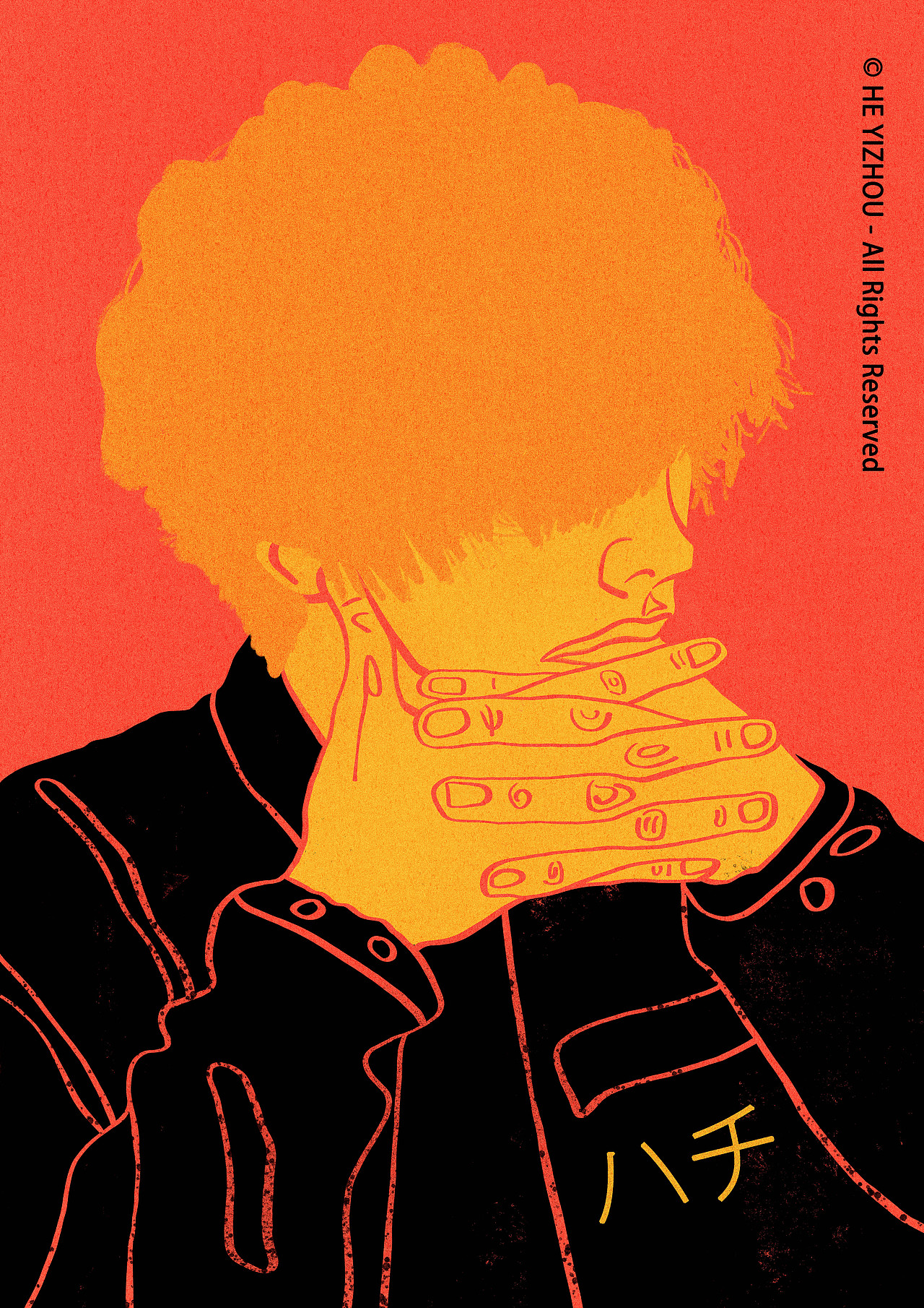 1jay chouskateboardthree robots标签插画绘画板绘手绘米津玄師作品