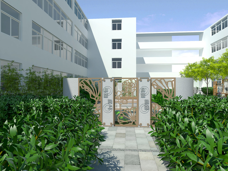 景观造型+宣传栏