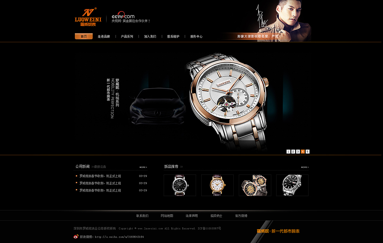 网页设计【罗威妮表】