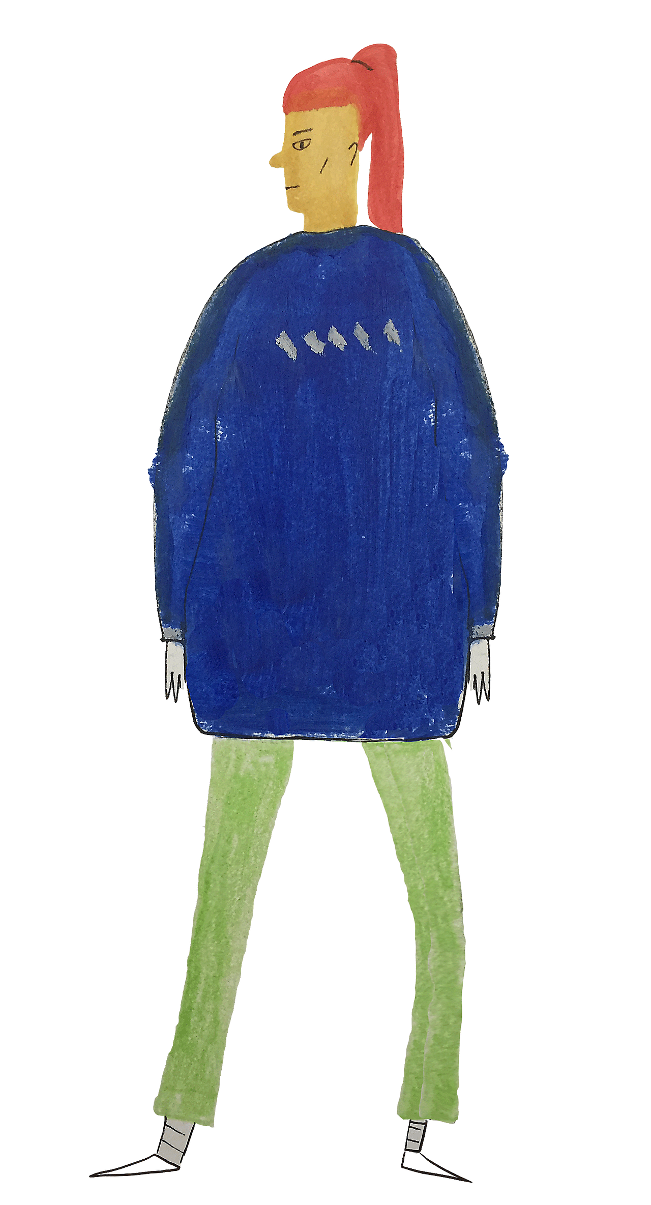 手绘-异形书签（图ZMTA4MDA1ODUy） - 新锐潮流插画 - 站酷设计师一个橘子丿原创素材 - 站酷ZCOOL