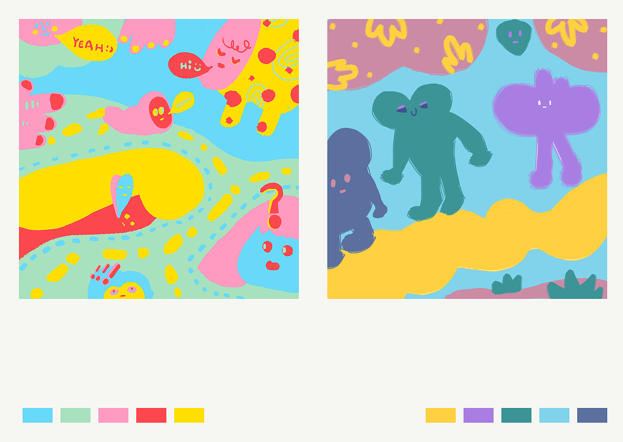 2021年终总结（图ZMjkwMzE3NDk2） - 艺术插画 - 站酷设计师卷卷upupup原创素材 - 站酷ZCOOL