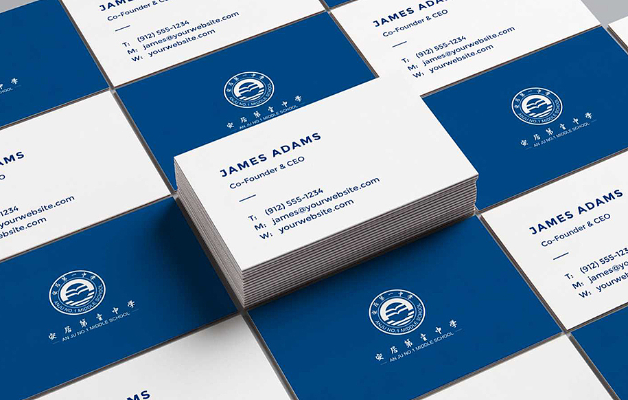 VI品牌设计丨安居第一中学（原创）