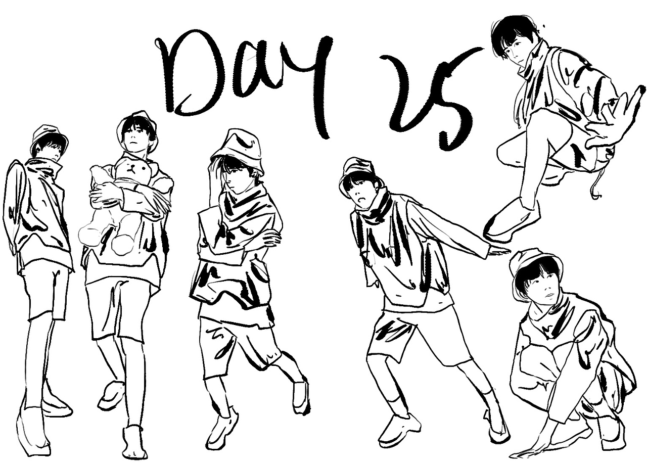 #速写60天挑战赛# day25@速写班长（图ZMjk0Mzg5MzAw） - 创作习作 - 站酷设计师哆啦粥粥原创素材 - 站酷ZCOOL