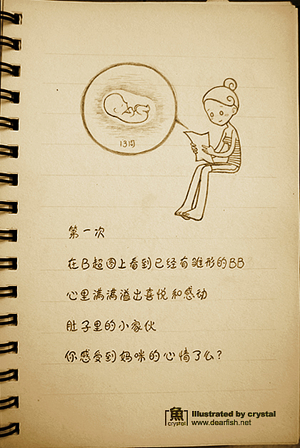鱼小小：妈咪日记～（图ZMTI4NDY1Ng==） - 商业插画 - 站酷设计师陈小鱼fishcys原创素材 - 站酷ZCOOL