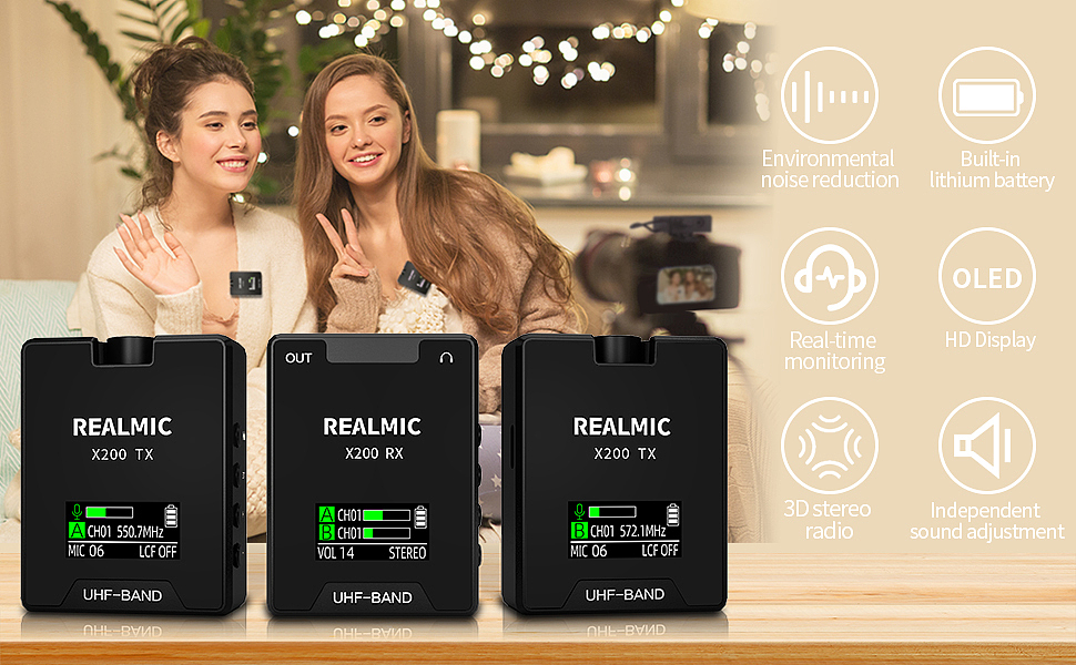 亚马逊3c无线领夹麦克风