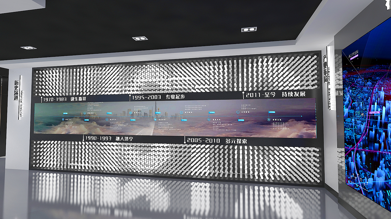 鸿顺集团展厅设计-中岙文化（图ZMjcwNzI0ODQ4） - 商业空间设计 - 站酷设计师中岙文化原创素材 - 站酷ZCOOL