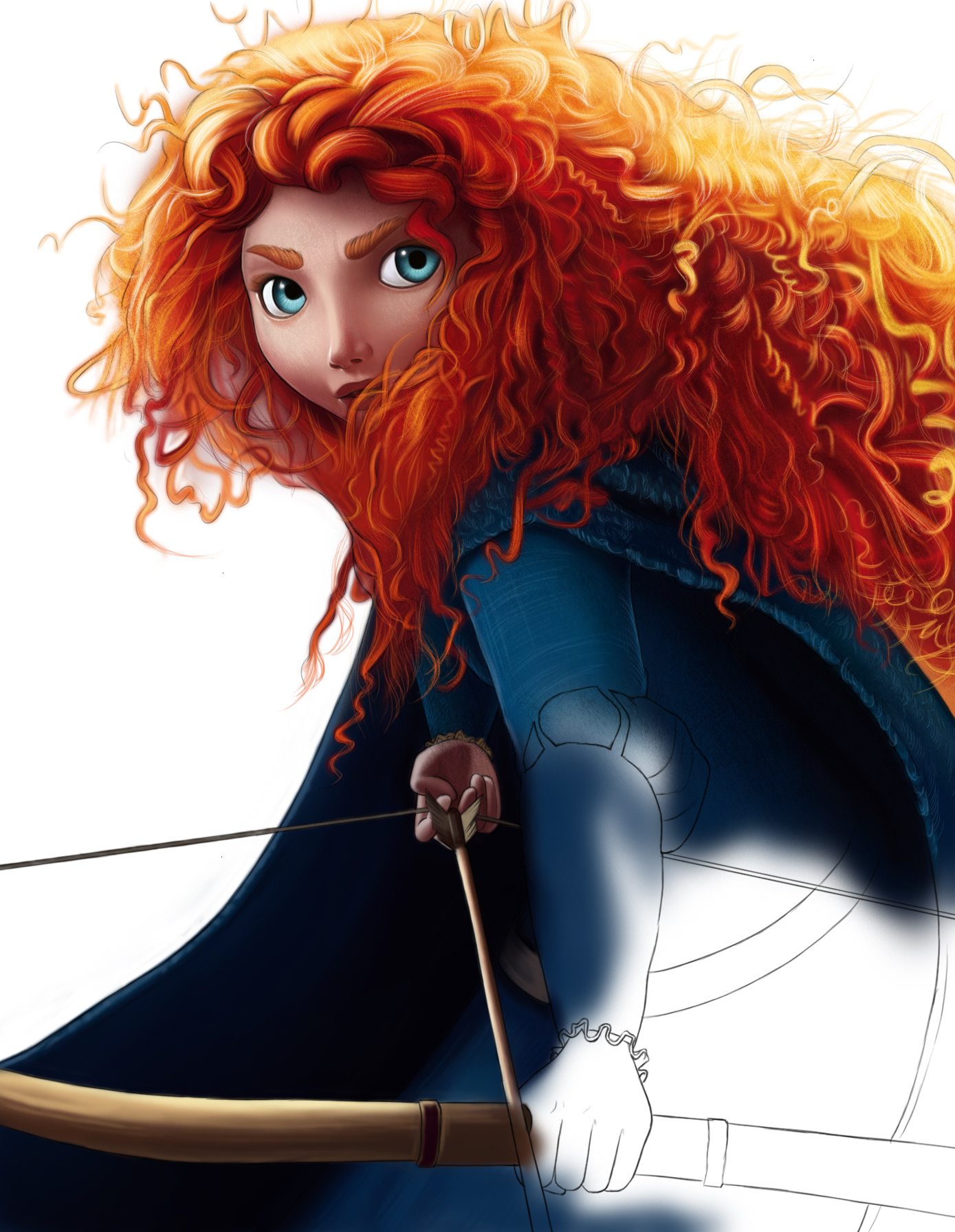 教你ps手绘:迪士尼-勇敢传说