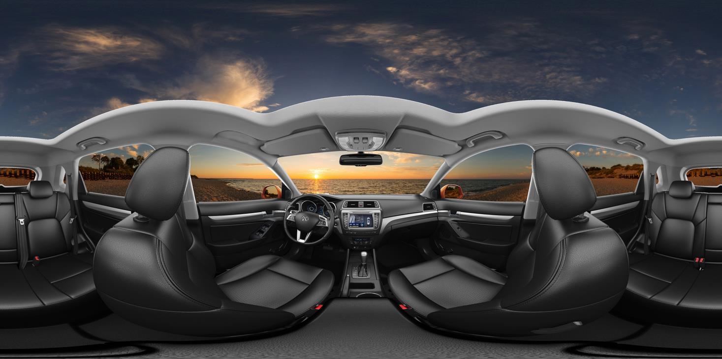 北汽汽车内饰全景拍摄vr ps 后期