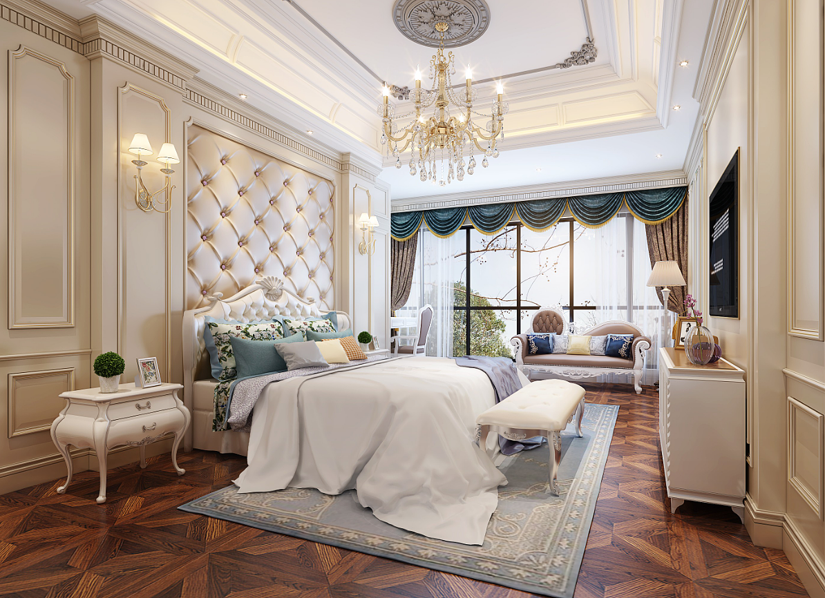 家装卧室-书房-卫生间表现