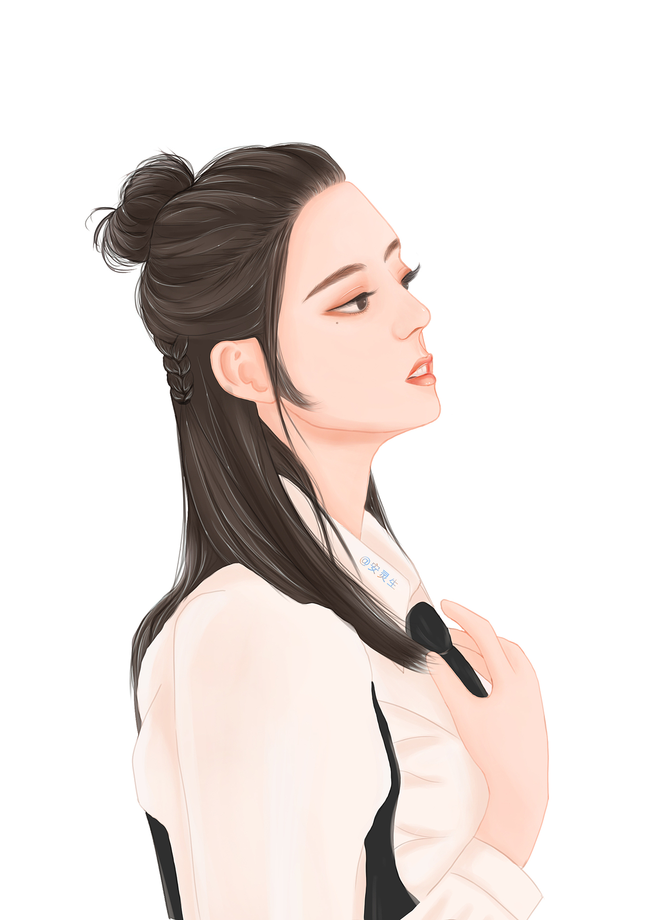 明星插画之 迪丽热巴