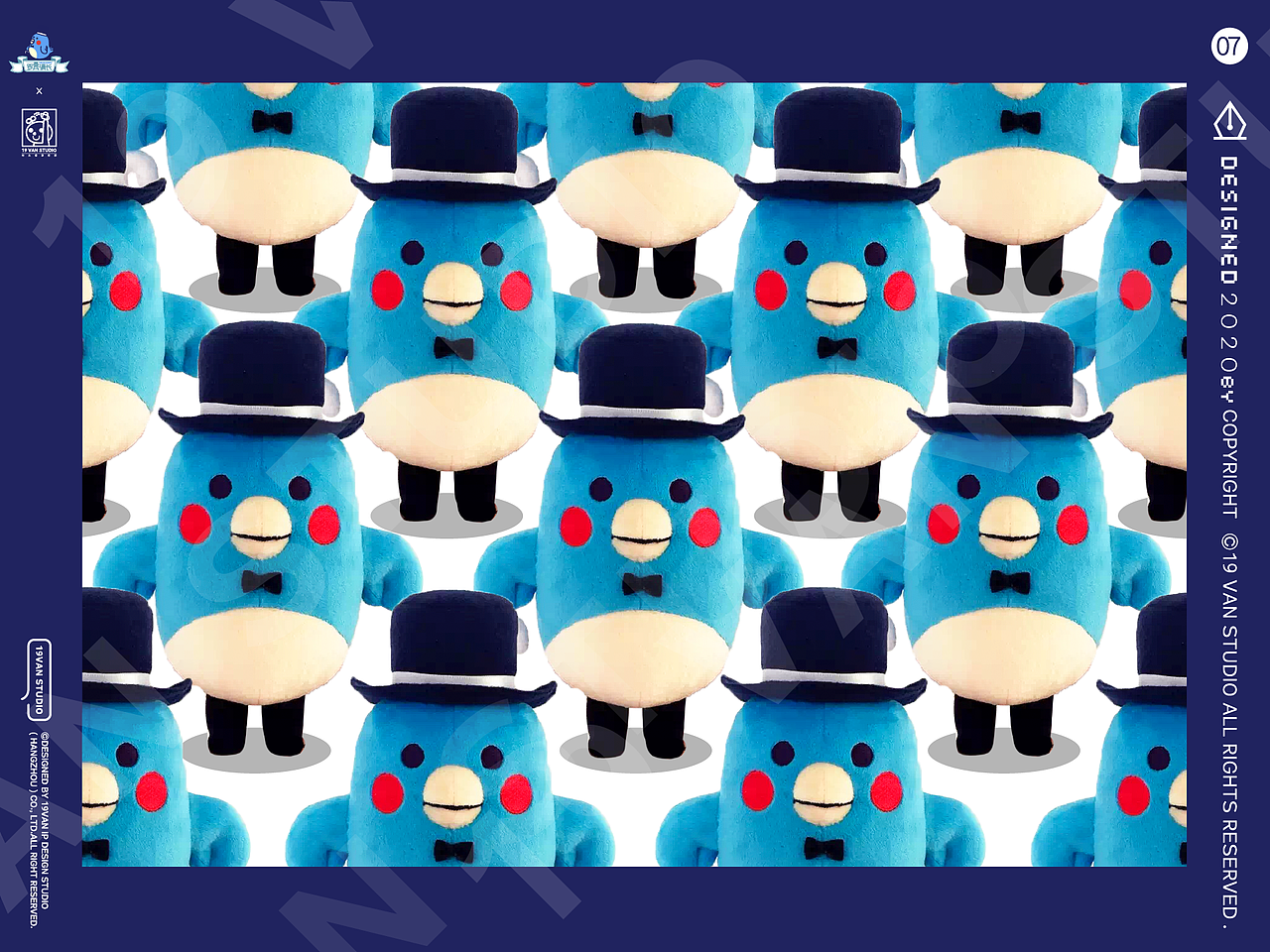 绿城三亚蓝湾小镇吉祥物ip设计