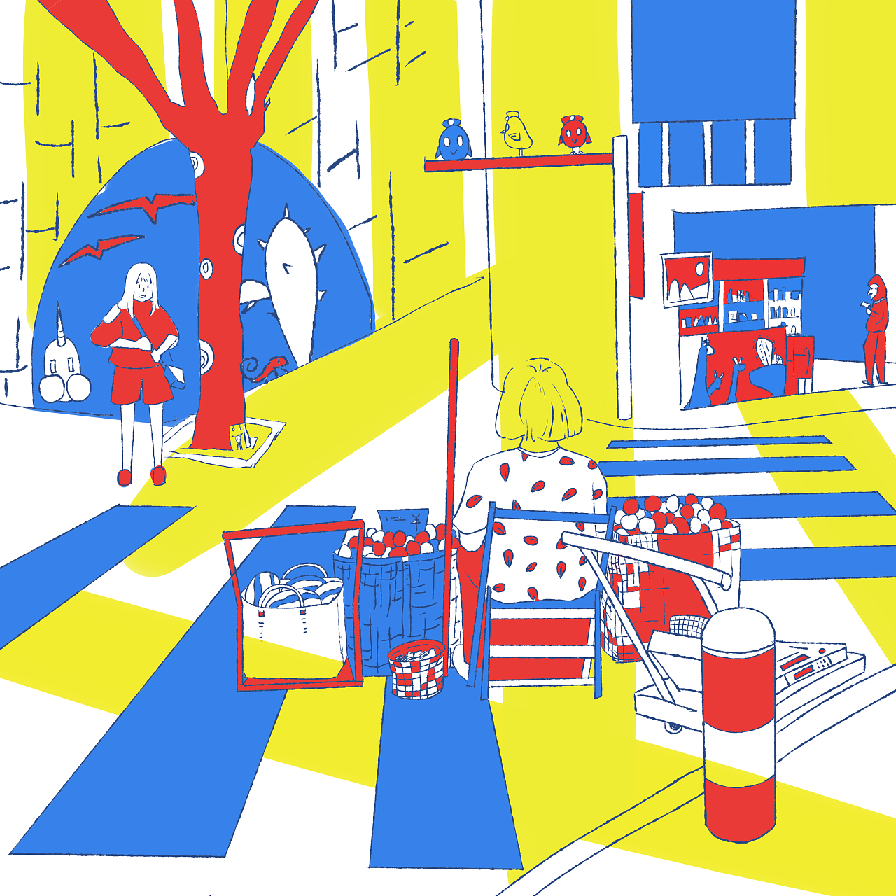 红黄蓝|插画|创作习作|一琳一 - 原创作品 - 站酷 (zcool)