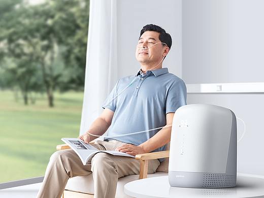 鱼跃yuwell制氧机 人像广告拍摄 金光高照商业摄影