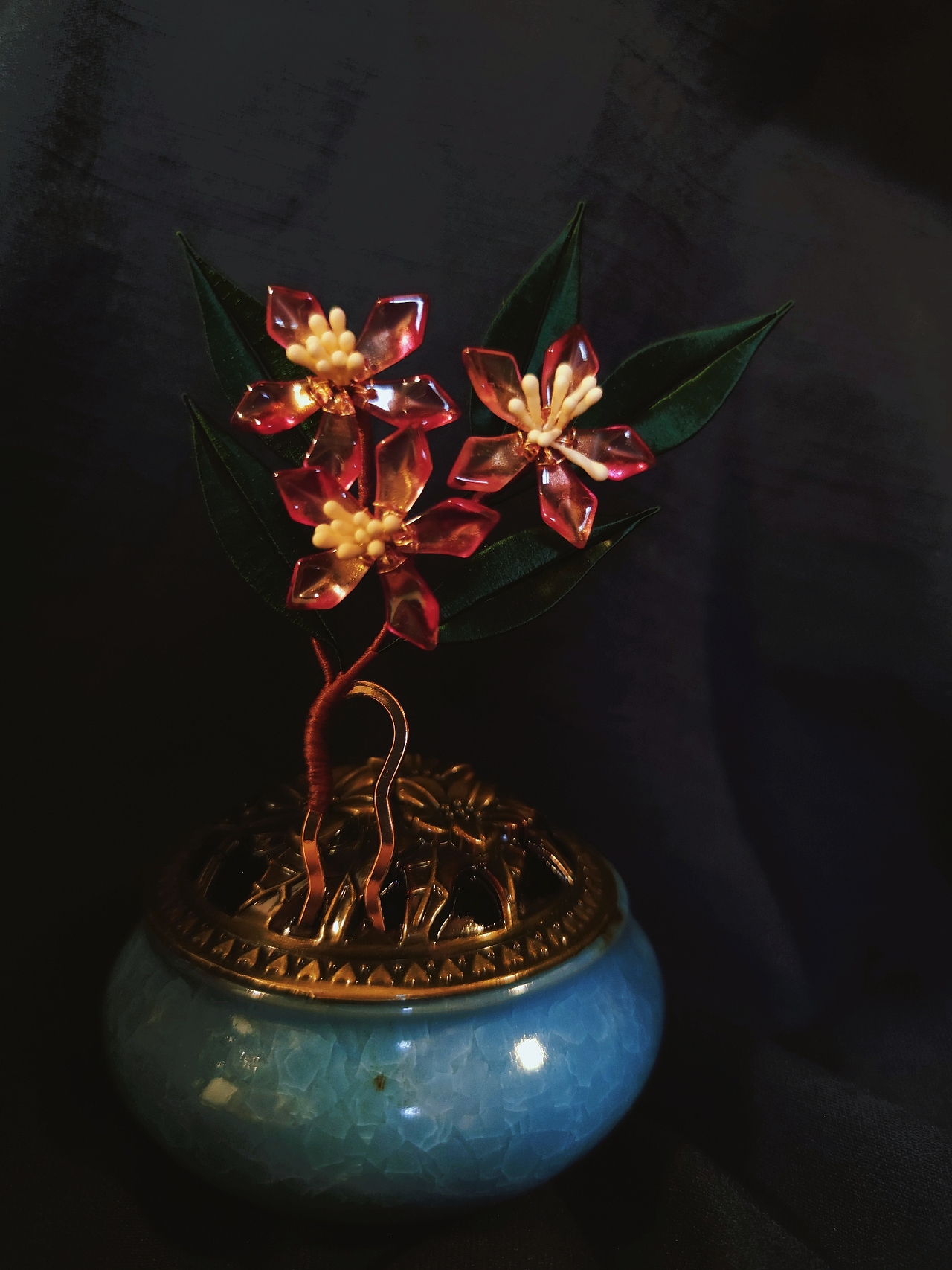 缠花成品|手工艺|首饰设计|壹时春生工作室_原创作品-站酷zcool