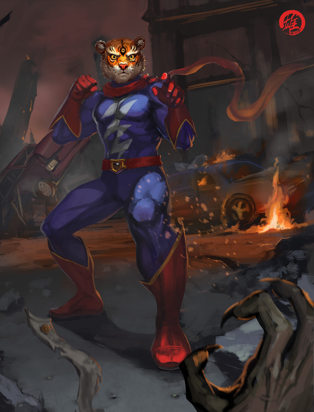 铁人老虎7号卡牌