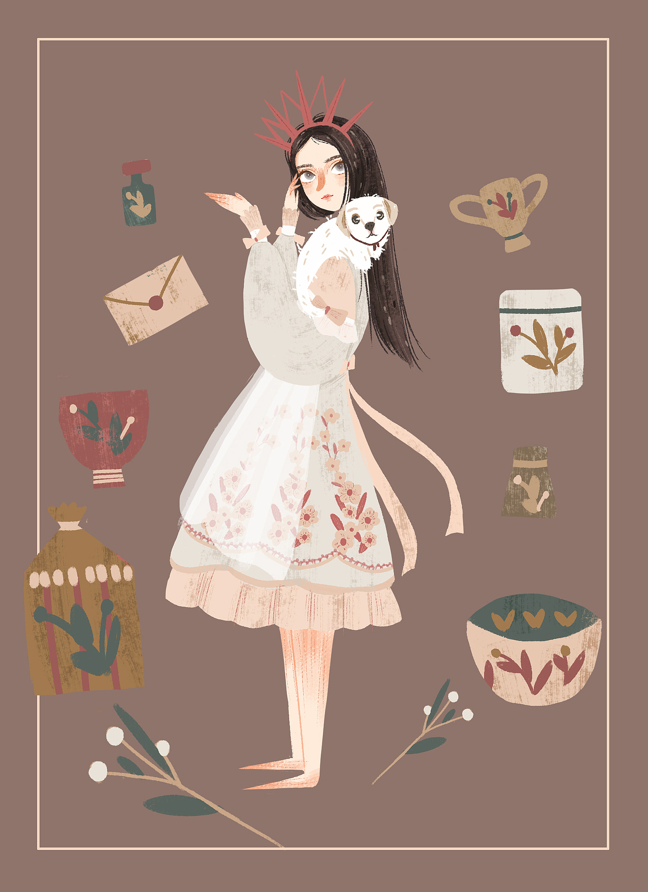 关于洛丽塔的两张（图ZMTQxNDI0MTA4） - 儿童插画 - 站酷设计师笑里风月原创素材 - 站酷ZCOOL