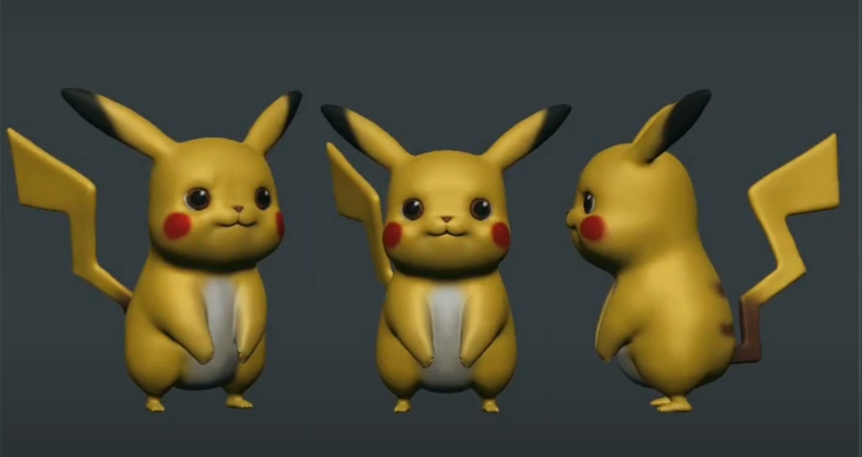 zbrush皮卡丘模型