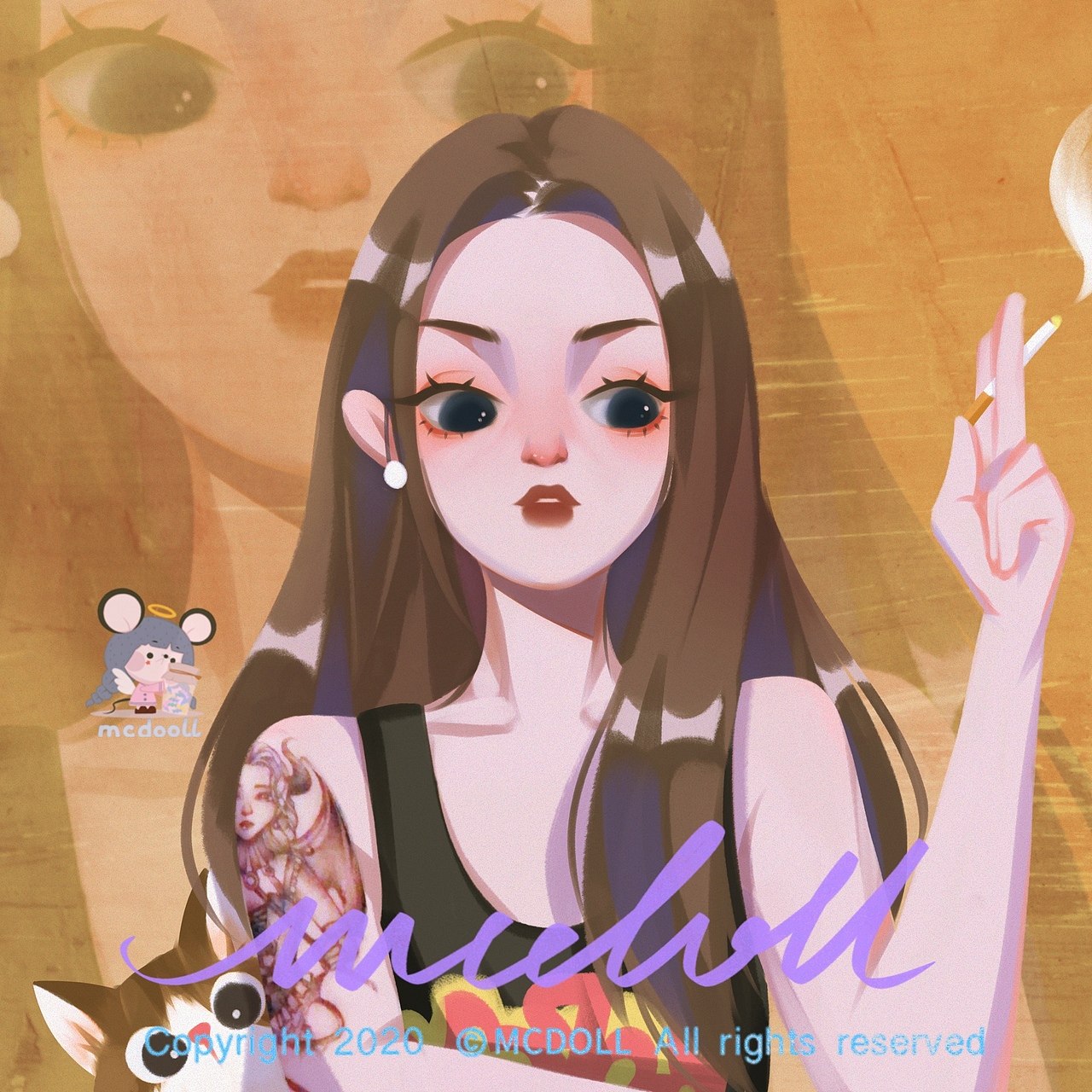 一些头像委托（图ZMjE5MTM4Nzk2） - 商业插画 - 站酷设计师mcdoll_麦兜原创素材 - 站酷ZCOOL