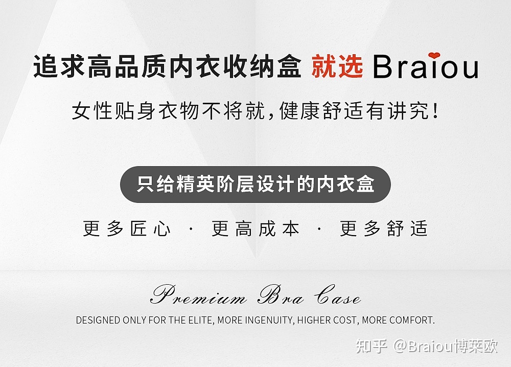 女神差旅收纳神器Braiou内衣收纳盒@国货之光 风靡欧美