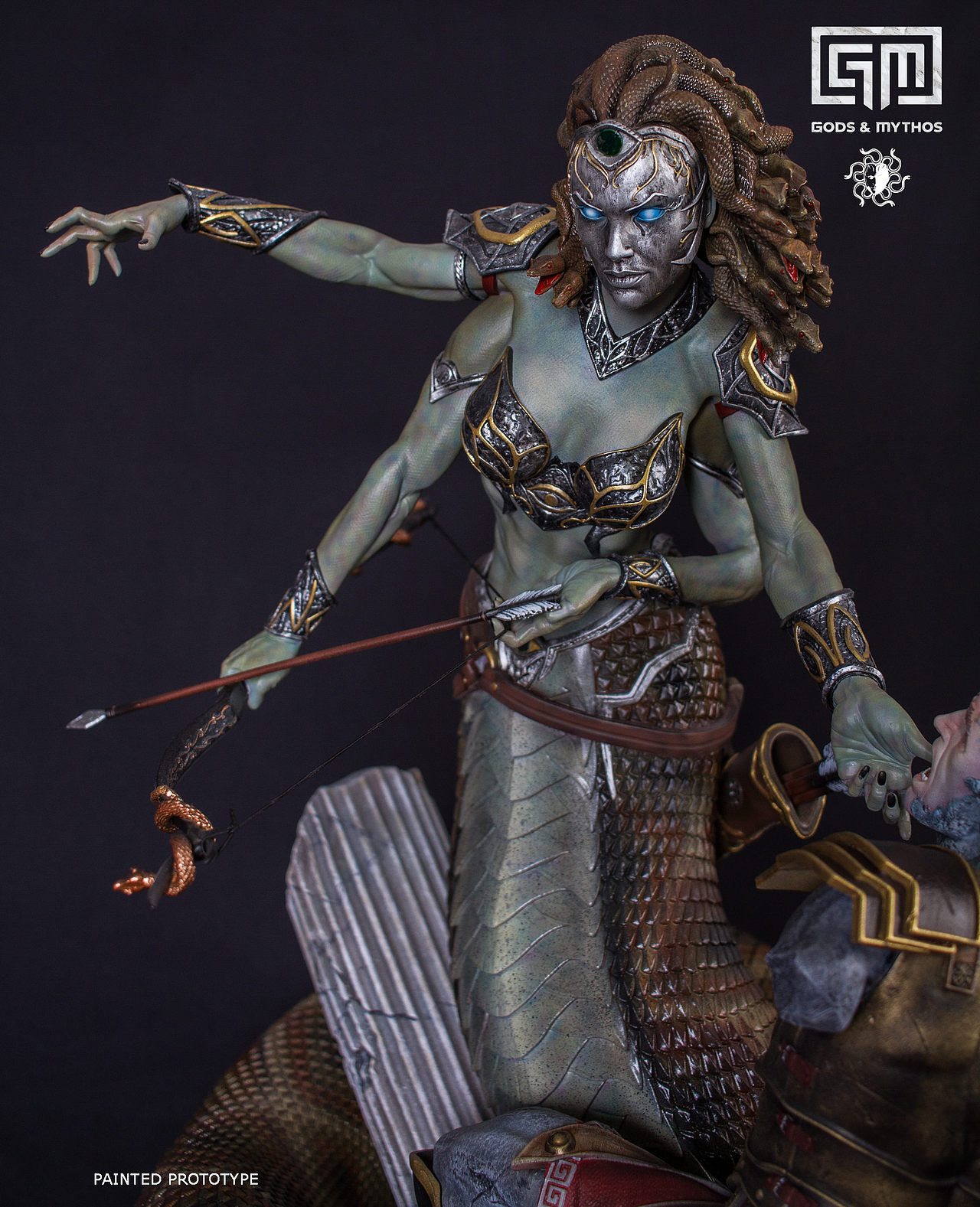 Gods and Mythos 古希腊神话:蛇发女妖 美杜莎 雕像