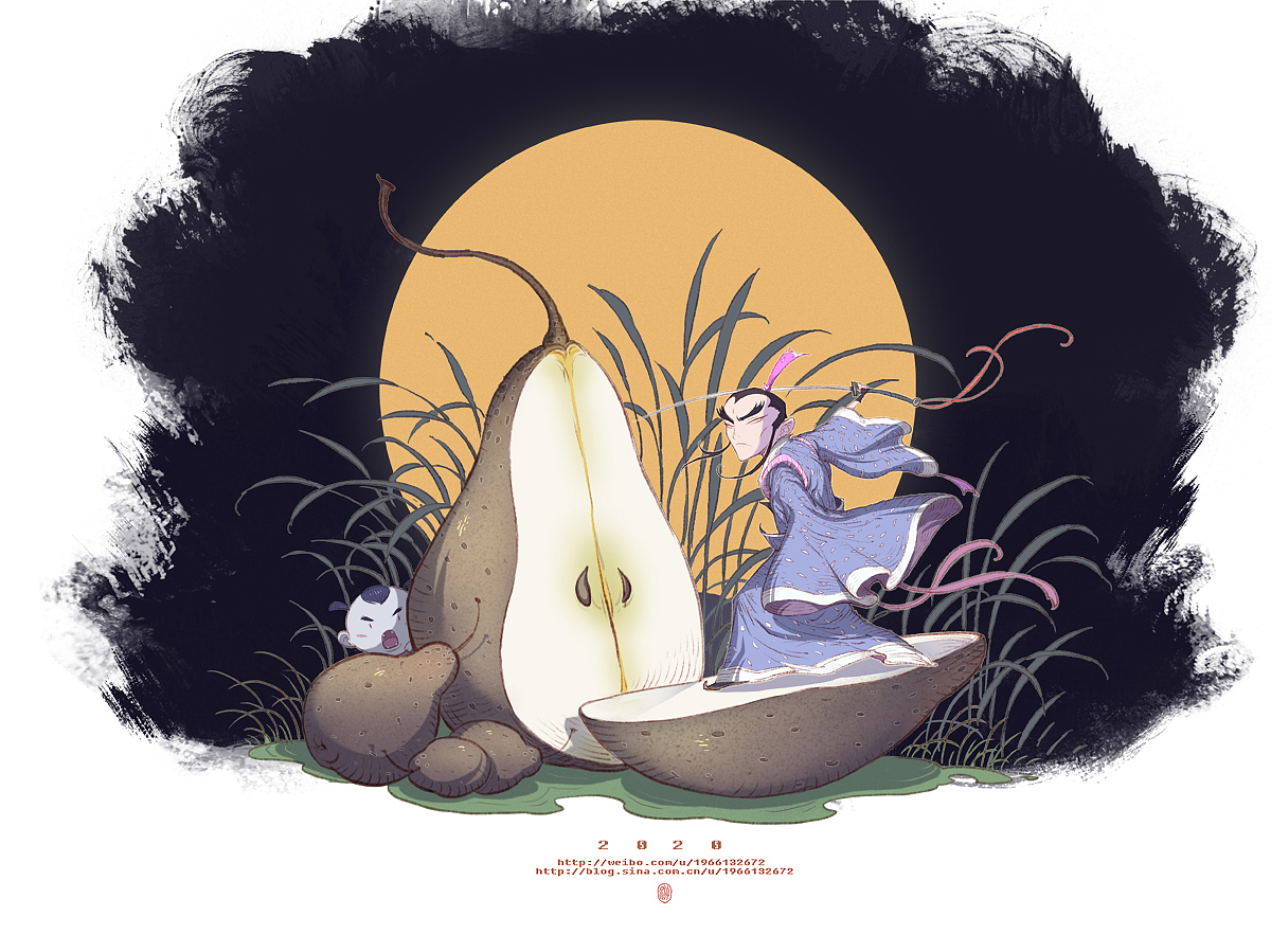 梨园|插画|艺术插画|wmm14893986_原创作品-站酷(zcool)