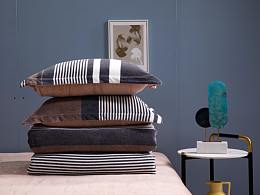 水星色織法蘭絨套件-家紡攝影