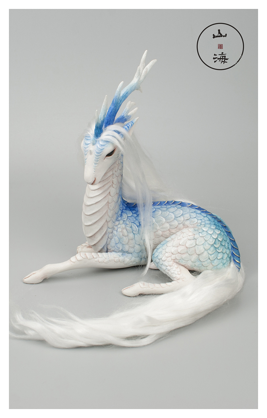 国风原创神兽【山·海】之 麒麟 |手工艺|手办/模玩|千江有月 - 原创