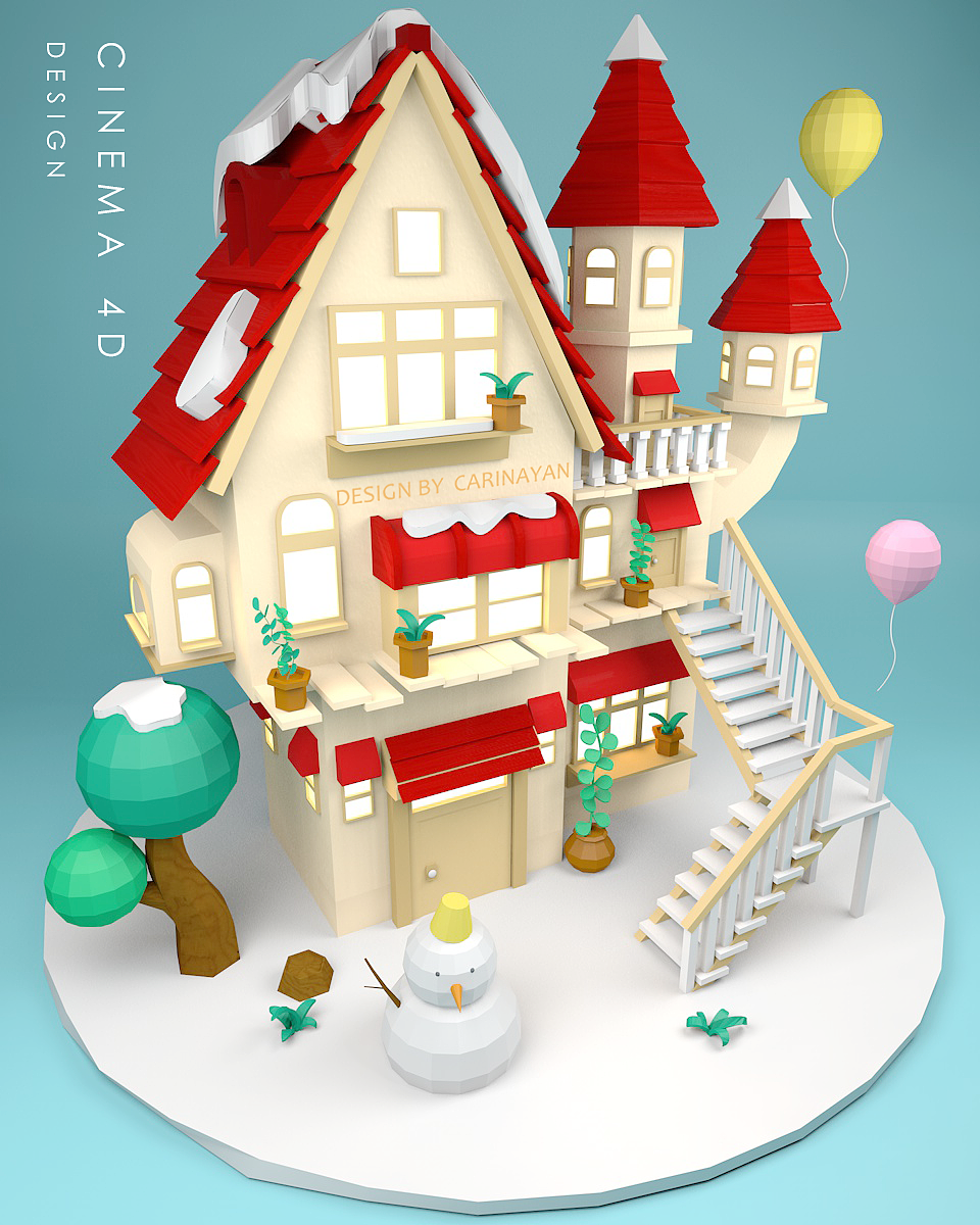 关于C4D的一些作品（图ZMTAzNjYzMjA0） - 其他三维 - 站酷设计师carinayan原创素材 - 站酷ZCOOL