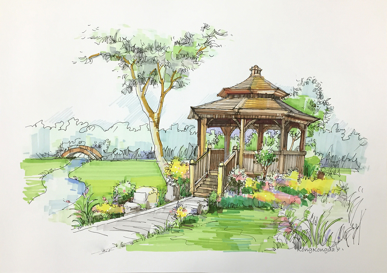 景观手绘
