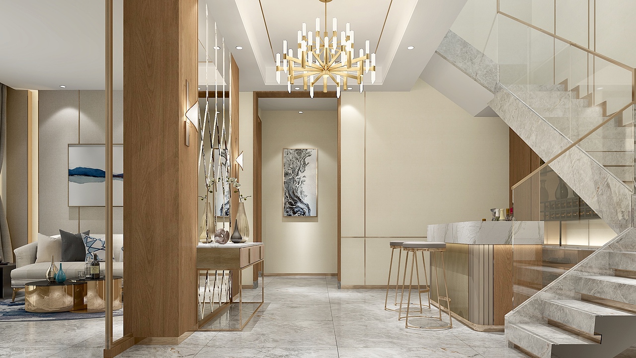 广州佛山山雨文竺4座2号别墅设计