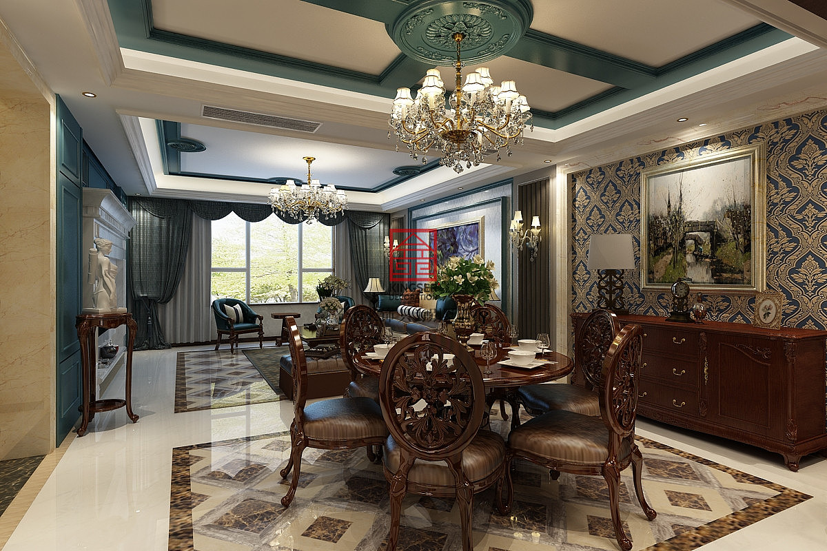 阿尔卡迪亚荣盛城欧式风格装修——金舍装饰