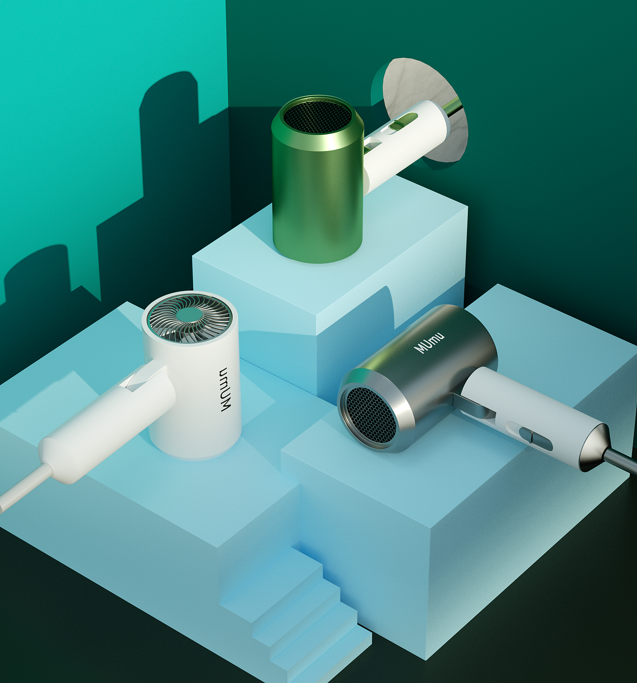 吹风机渲染（图ZMjE5ODc0Njcy） - 产品 - 站酷设计师莹睿设计工作室原创素材 - 站酷ZCOOL