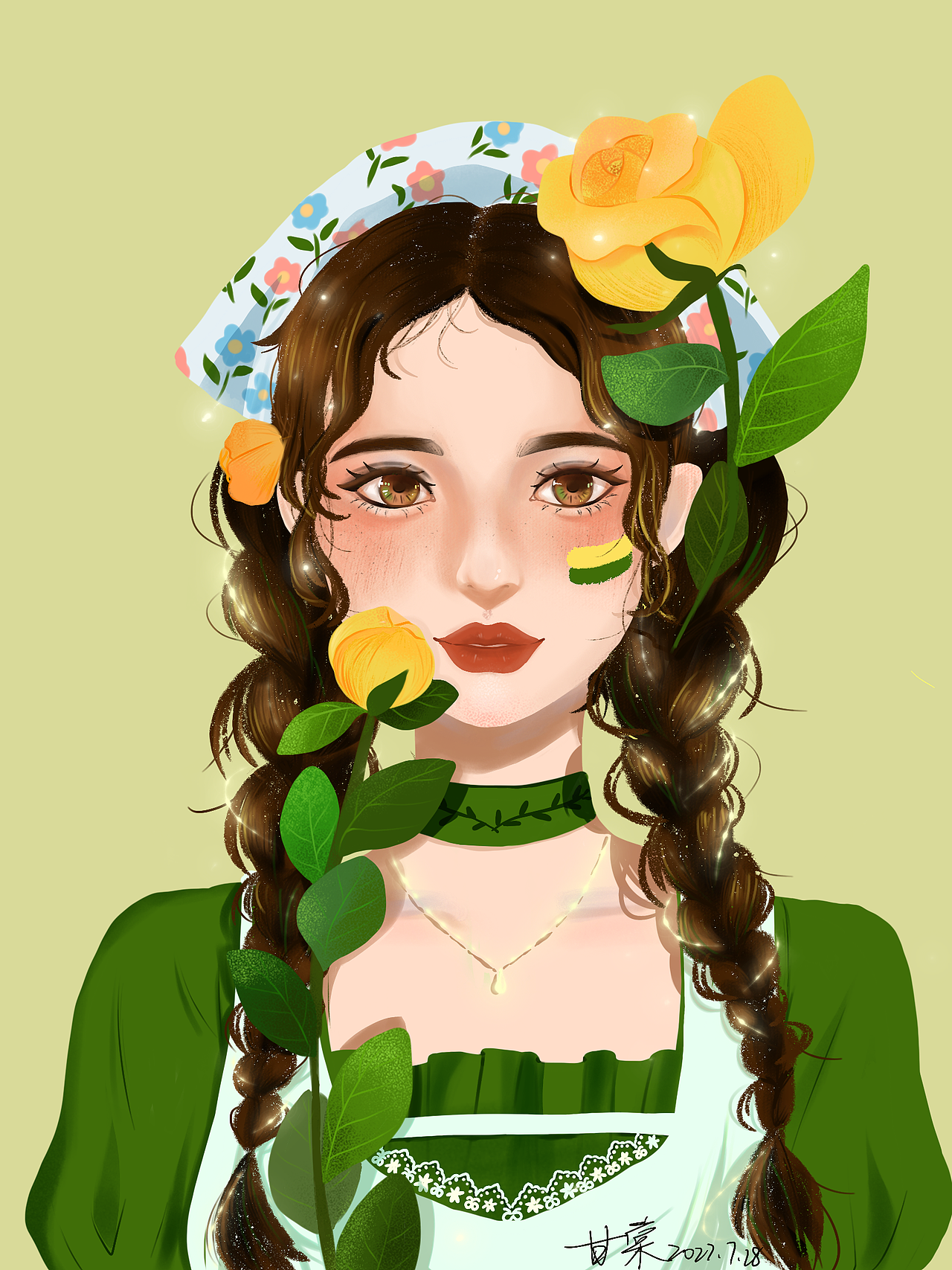 扁平风轻质感插画合集