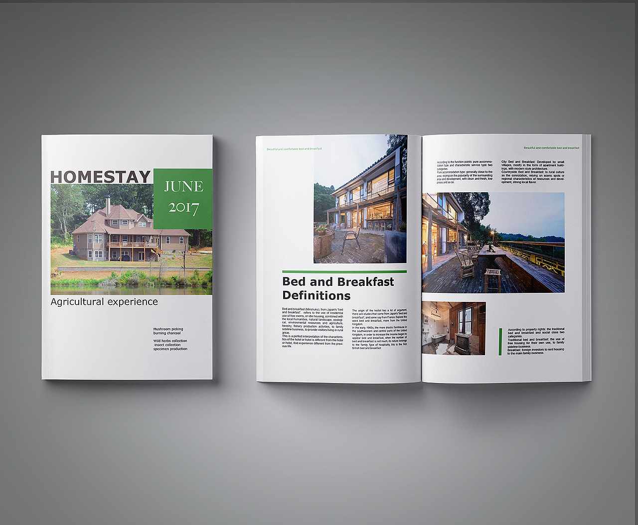 民宿宣传画册