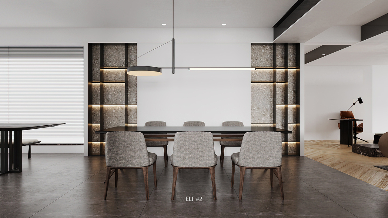 现代住宅室内设计及商业表现